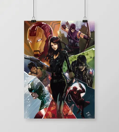 Quadro Vingadores Marvel