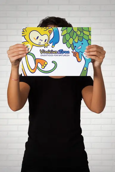 Quadro Vinícius e Tom / Rio 2016