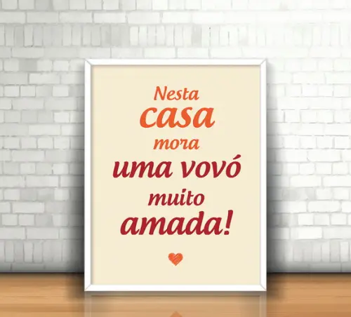 Quadro Vovó Amada