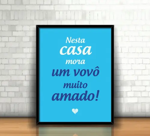 Quadro Vovô Amado