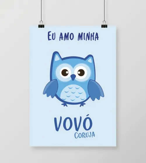 Quadro Vovó Coruja