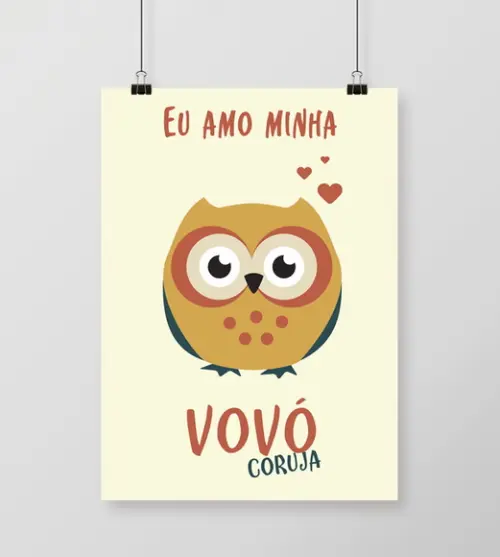 Quadro Vovó Coruja