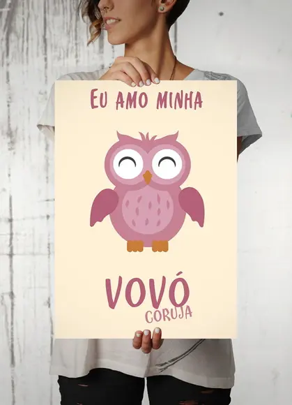 Quadro Vovó Coruja