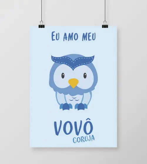 Quadro Vovô Coruja