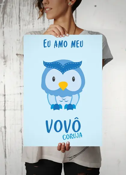 Quadro Vovô Coruja