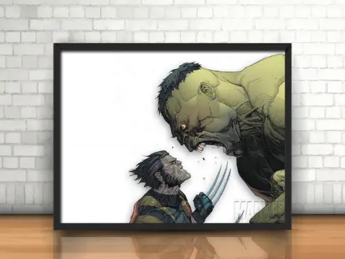 Quadro Wolverine & Hulk