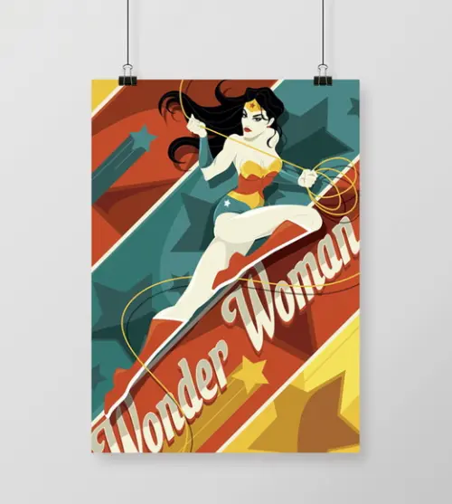 Quadro Wonder Woman / Mulher-Maravilha