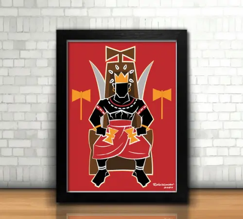 Quadro Xango / Ilustração