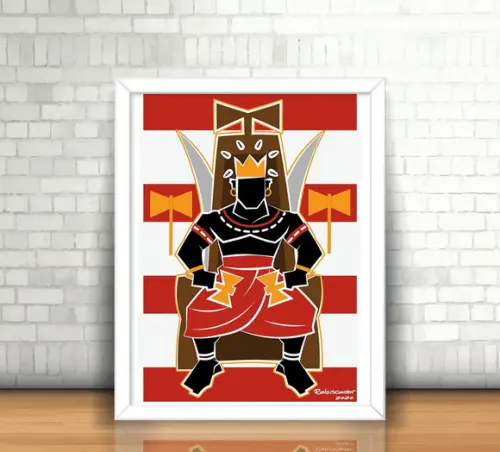 Quadro Xango / Ilustração