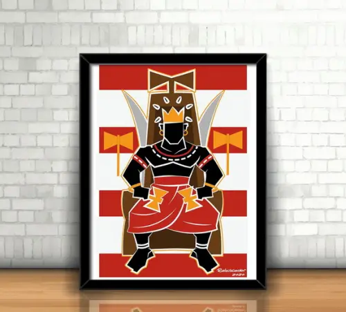 Quadro Xango / Ilustração