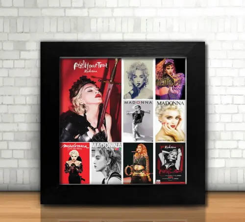 Rainha do Pop / Quadro / 20x20cm / com Vidro