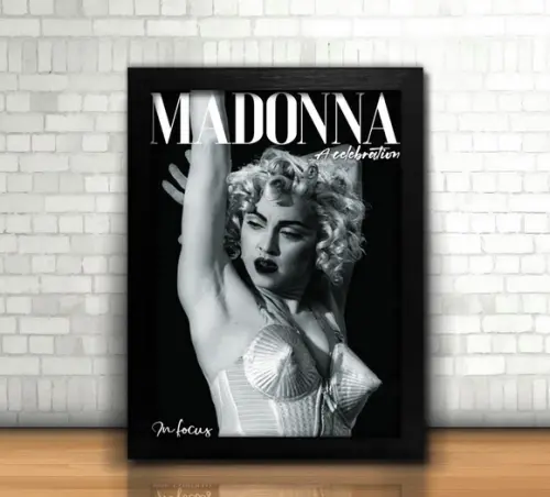Rainha do Pop / Quadro / 20x30cm / com Vidro
