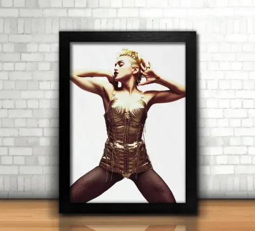 Rainha do Pop / Quadro / 20x30cm / com Vidro