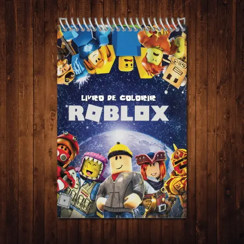 Roblox / Livro de Colorir / Risque e Rabisque / Espiral / A5
