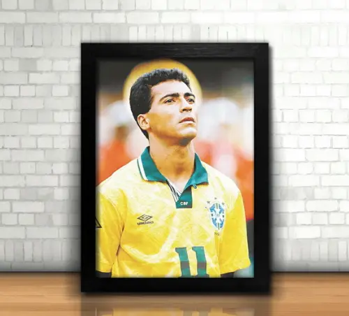 Romário Brasil Tetra / Quadro / 20x30cm / com Vidro