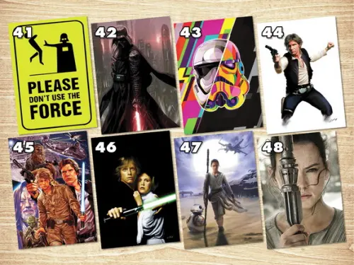 Star Wars / Kit Adesivos / Tamanho A4