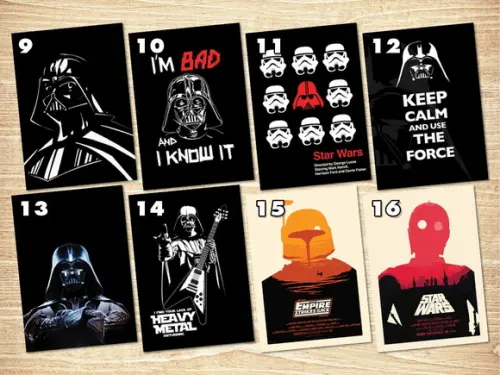 Star Wars / Kit Adesivos / Tamanho A4