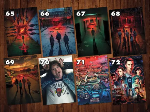 Stranger Things - Kit Adesivos / Tamanhos A4