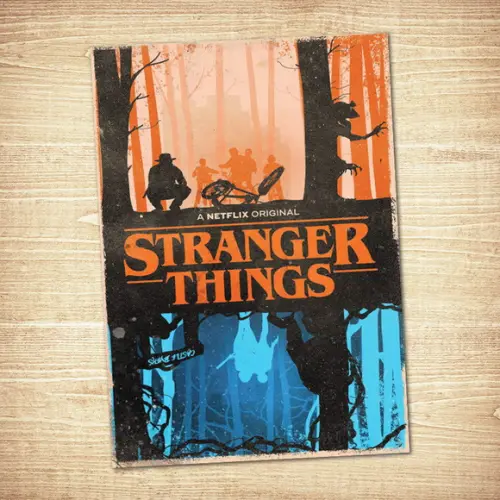 Stranger Things - Kit Adesivos / Tamanhos A4