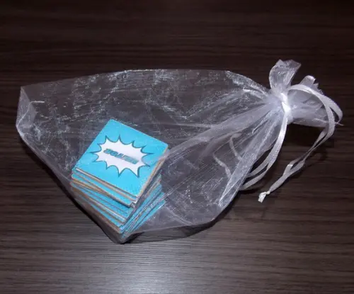Super Heróis Baby / Jogo da Memória / mdf / Organza