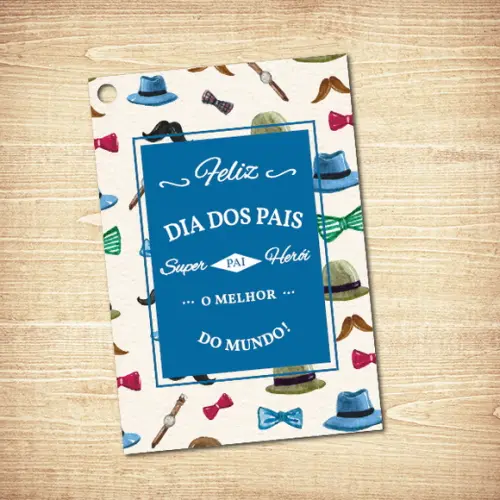 Tag - Dia dos Pais (4x6cm)