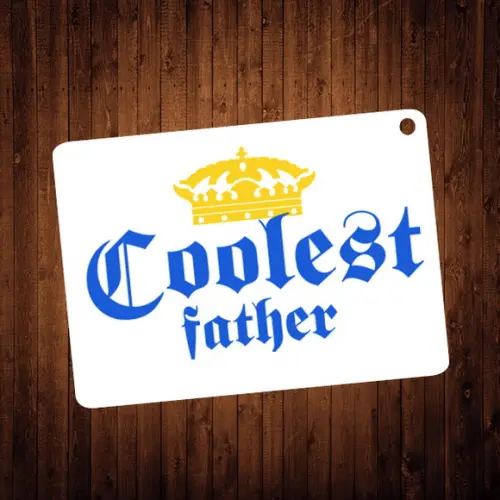 Tag - Dia dos Pais / Coolest Father (6x10cm)