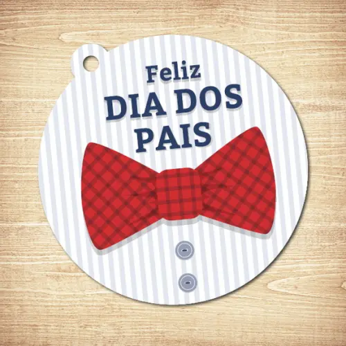 Tag / Dia dos Pais / 5x5cm