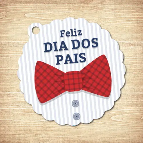 Tag / Dia dos Pais / 5x5cm
