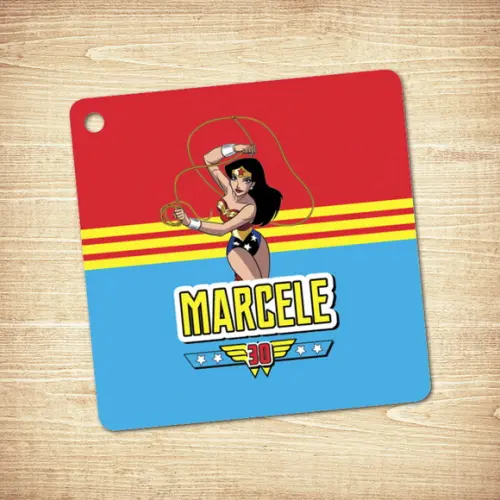 Tag Mulher Maravilha (5x5cm)
