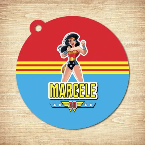 Tag Mulher Maravilha (5x5cm)