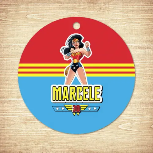Tag Mulher Maravilha (5x5cm)