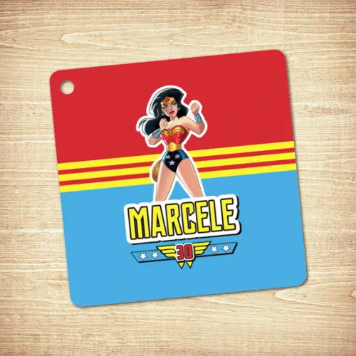 Tag Mulher Maravilha (5x5cm)