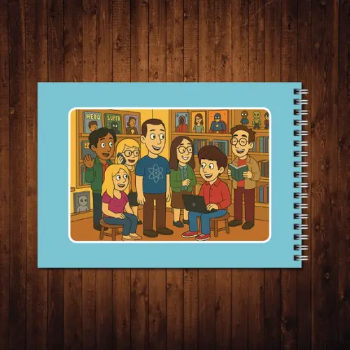 The Big Bang Theory / Livro de Colorir / Goods / Wire-o