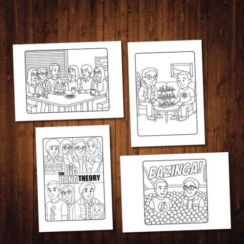 The Big Bang Theory / Livro de Colorir / Goods / Wire-o