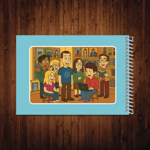 The Big Bang Theory / Livro de Colorir / Estilo Goods