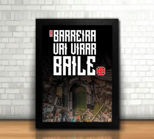 Vasco / a Barreira Vai Virar Baile / Quadro / 20x30cm