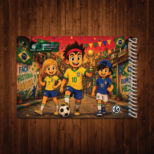 Enaldinho na Copa Seleção Brasileira / Livro de Colorir / Risqu