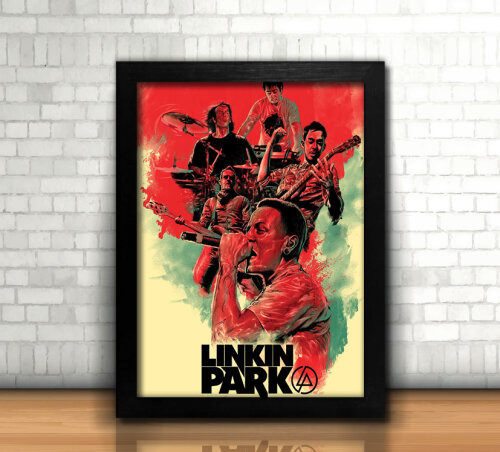 Linkin Park / Quadro / 20x30cm / com Vidro