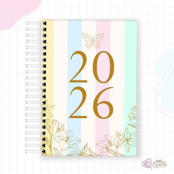 Agenda 2026 Personalizada Colorida Candy Colors 4