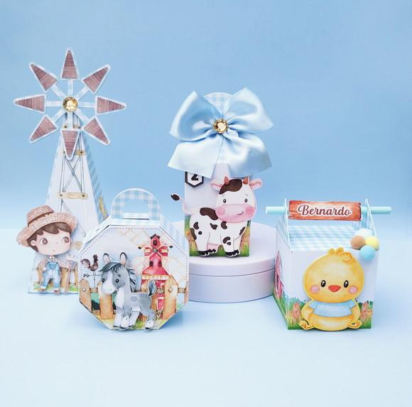 Kit Fazendinha Menino Clássico 20 Peças