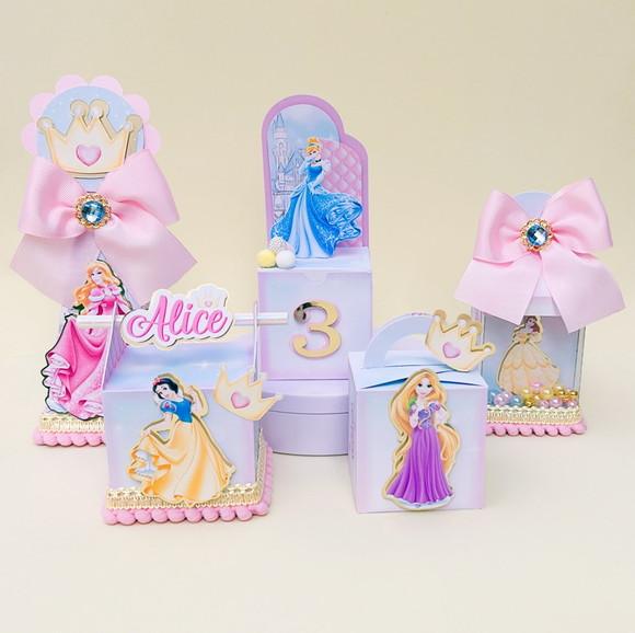 Kit Princesas Tradicionais 1 Candy 50 Peças