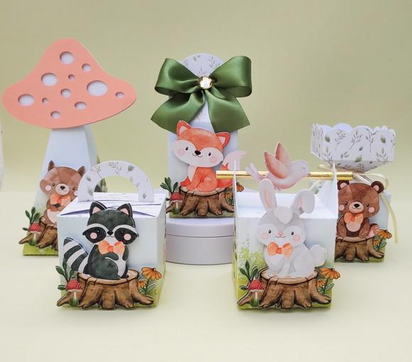 Kit Bosque Encantado Menino Clássico 40 Peças