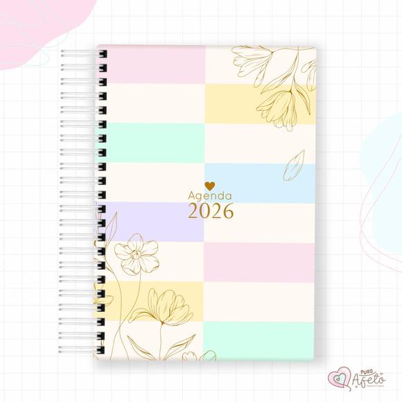 Agenda 2026 Personalizada Colorida Candy Colors 2