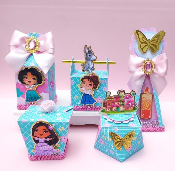 Kit Personalizados Encanto Luxo 50 Peças