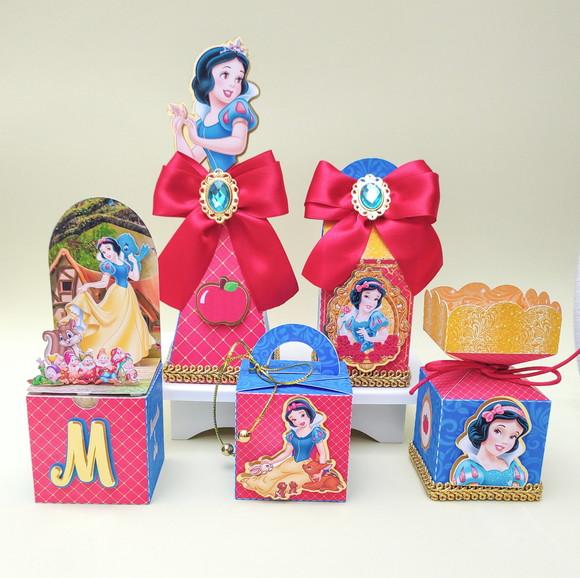 Kit Branca de Neve Tradicional Luxo 50 Peças