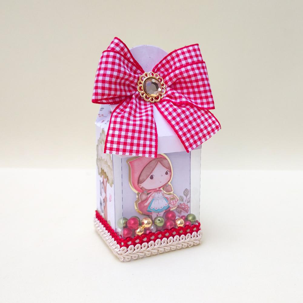 Kit Chapeuzinho Vermelho Aquarela Luxo 30 Peças