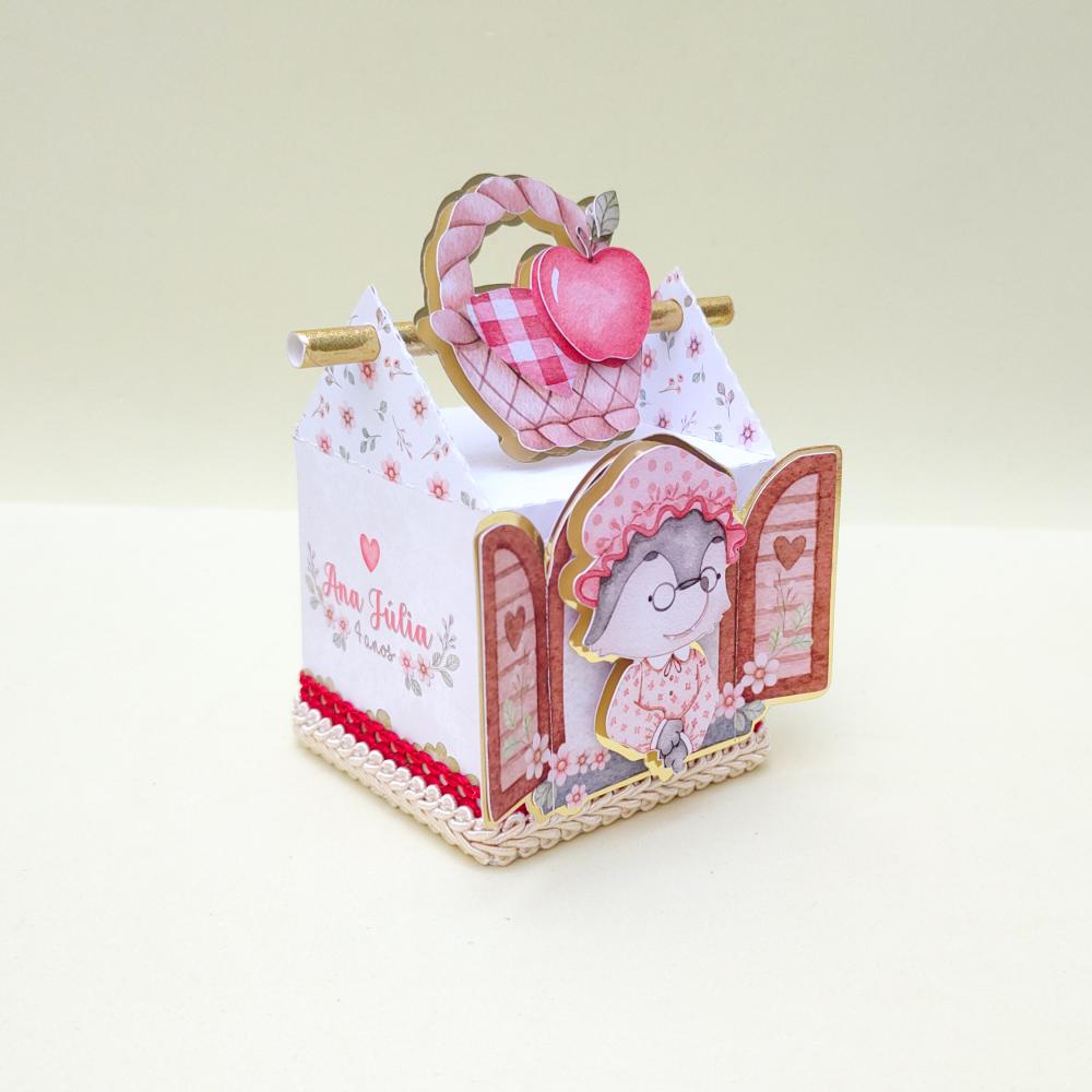 Kit Chapeuzinho Vermelho Aquarela Luxo 30 Peças