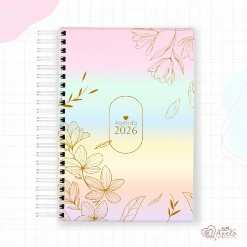 Agenda 2026 Personalizada Colorida Candy Colors 9