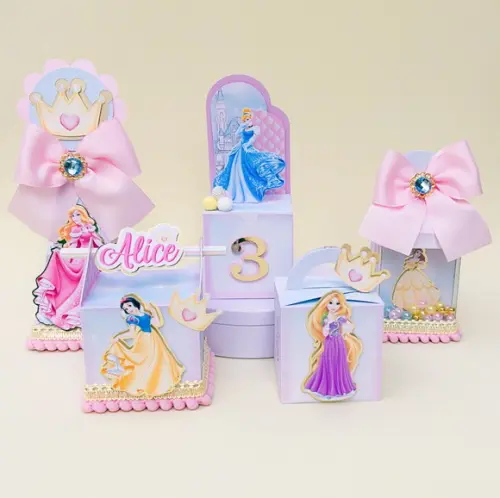 Kit Princesas Tradicionais 1 Candy 50 Peças