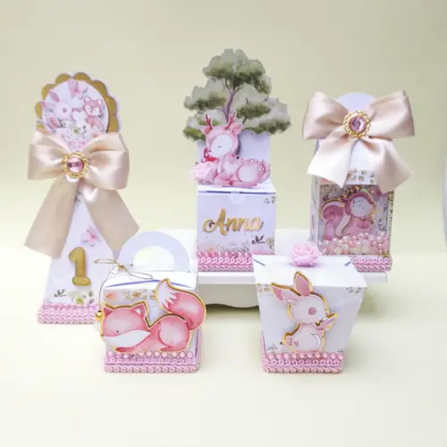 Kit Bosque Encantado Luxo 50 Peças
